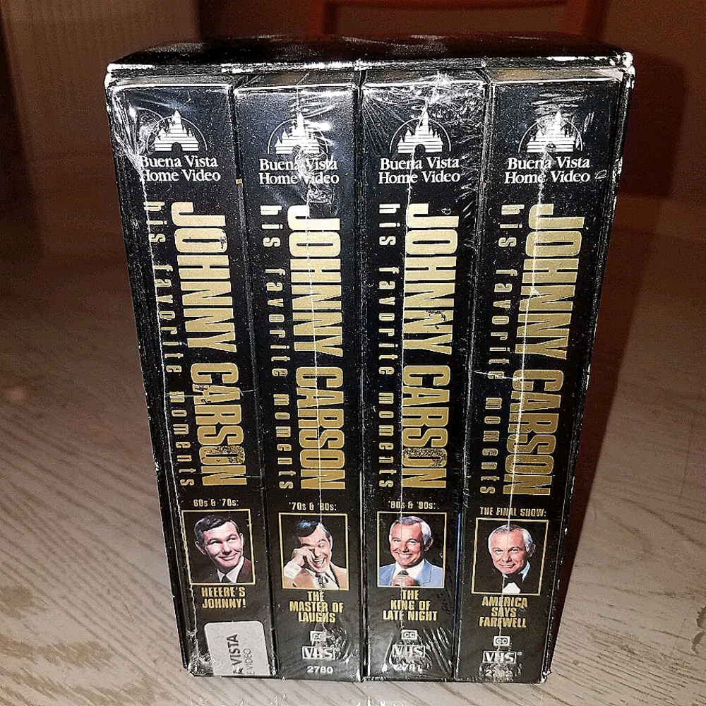 Johnny Carson Collection set of 4 VHS